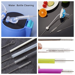10pcs Long Tube Brush Nylon Cleaner for Baby Bottle Cup
