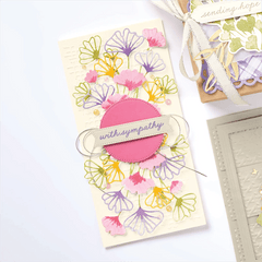 Ginkgo Branch Bundles Stamps And Dies For DIY Craft Making