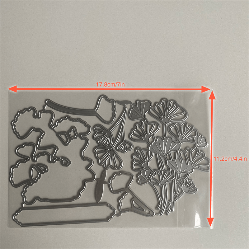 Ginkgo Branch Bundles Stamps And Dies For DIY Craft Making