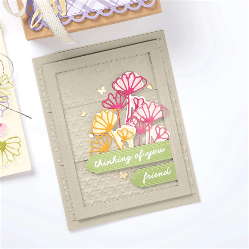 Ginkgo Branch Bundles Stamps And Dies For DIY Craft Making