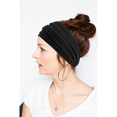 Wide Headband Exercise Elastic Non Slip Running Yoga Sweat Band