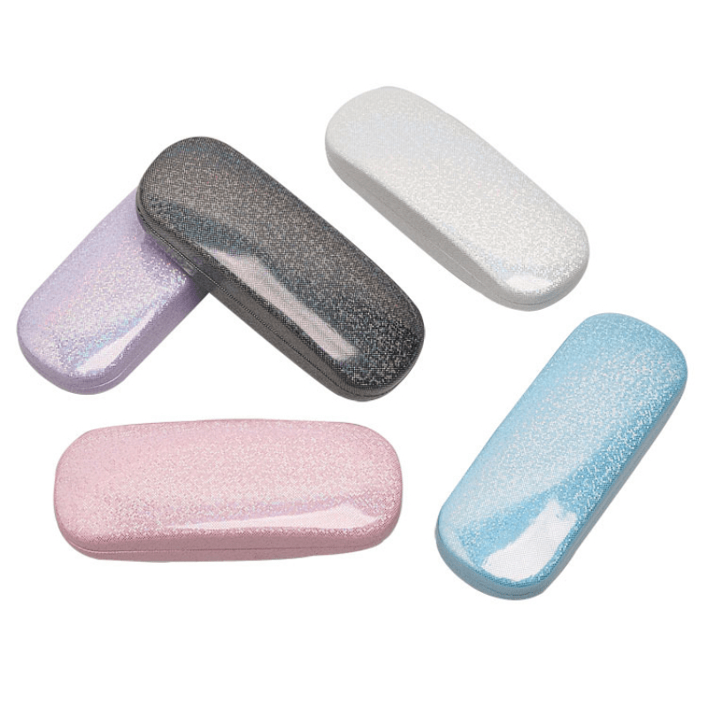 Short Sight Glasses Case PU Leather Bullet Student Sunglasses Box Storage