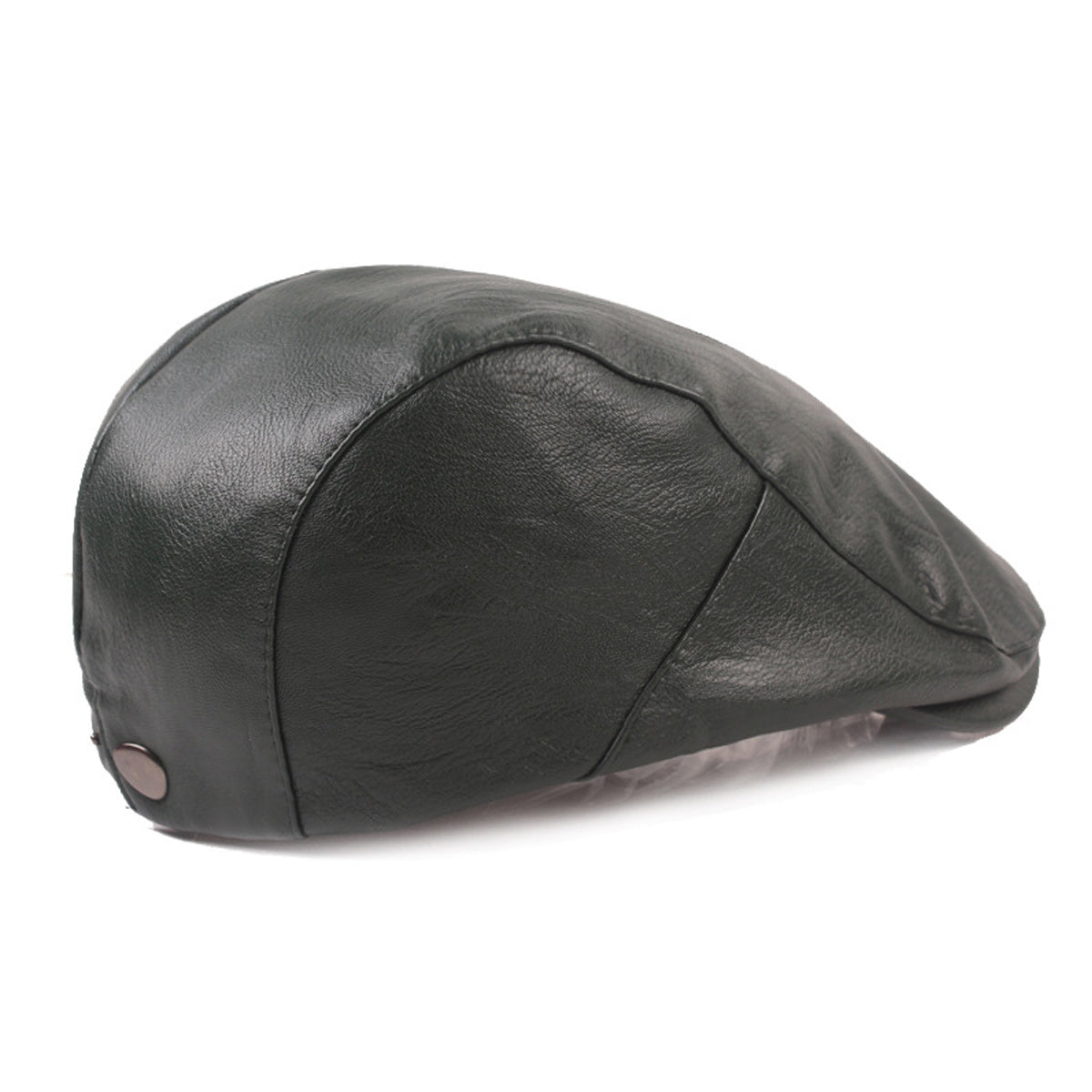 Men Leather Beret Hat Vintage Male Flat Caps Driver Hats Man Berets