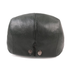 Men Leather Beret Hat Vintage Male Flat Caps Driver Hats Man Berets