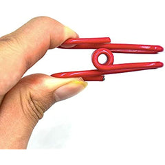 10pcs Chip Clips Keep Food Clothes Paper Secure PVC Coated Steel