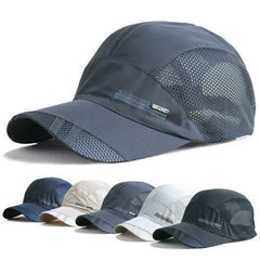 Men's Summer Baseball Cap Lightweight Quick Drying Multiple Colors