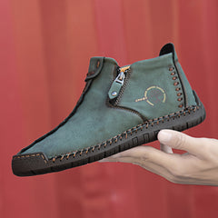 Men's Outdoor High Top Lace-less Shoes