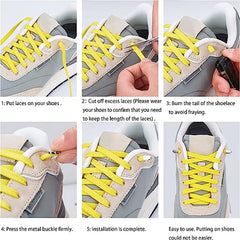 Elastic No Tie Shoe Laces for All Ages - Easy and Comfortable