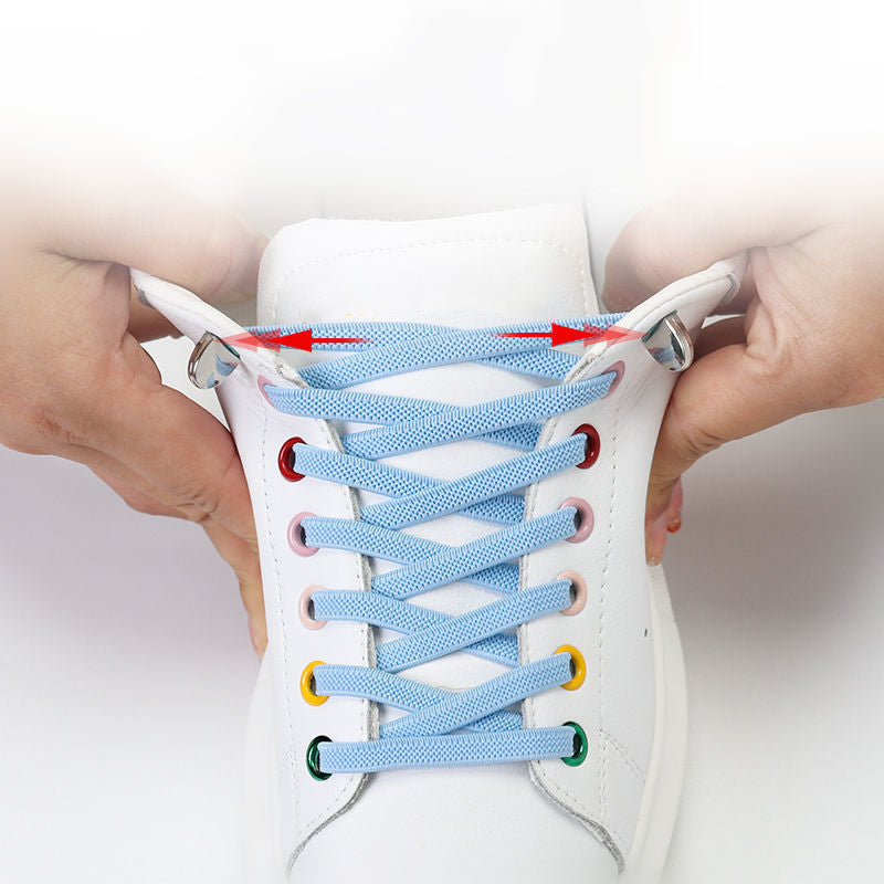 Elastic No Tie Shoe Laces for All Ages - Easy and Comfortable