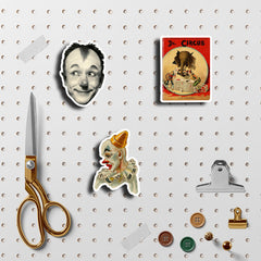 50pcs Retro Circus Waterproof Decoration Stickers for Children Diy Stationery