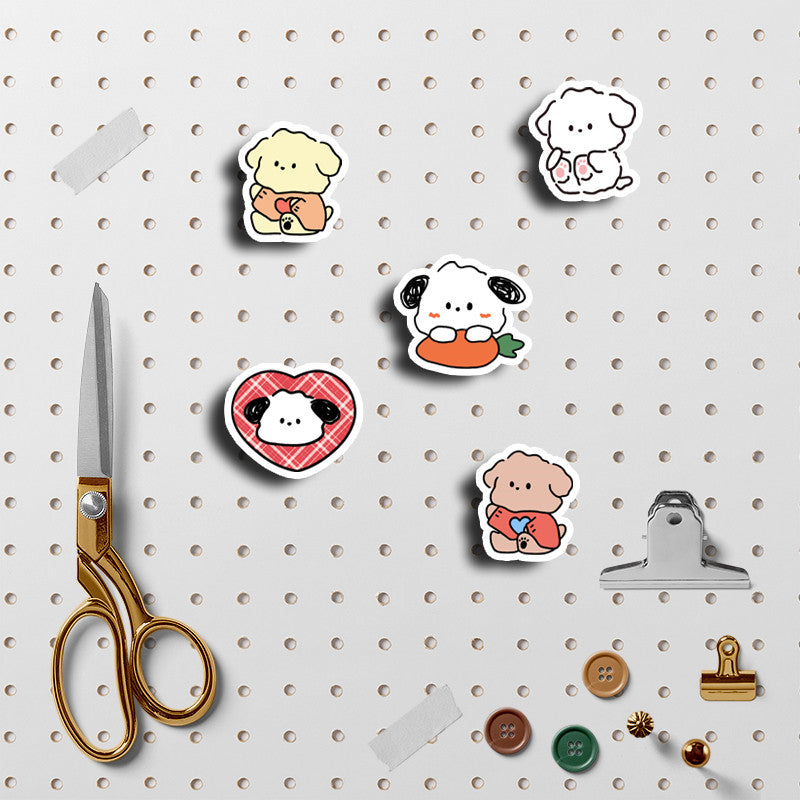 100pcs Pet Puppies Sticker Stationery Computer Student Stickers
