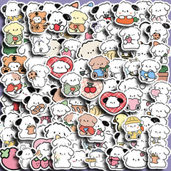 100pcs Pet Puppies Sticker Stationery Computer Student Stickers