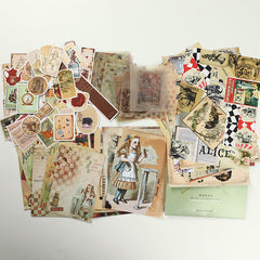 90 Sheets Sleepwalking Alice Large Size Paper Retro Journal
