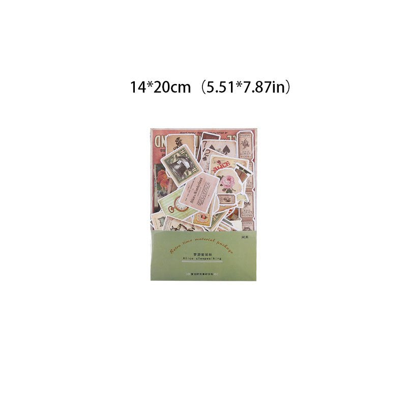 90 Sheets Sleepwalking Alice Large Size Paper Retro Journal