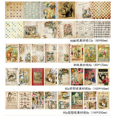 90 Sheets Sleepwalking Alice Large Size Paper Retro Journal