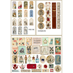 90 Sheets Sleepwalking Alice Large Size Paper Retro Journal