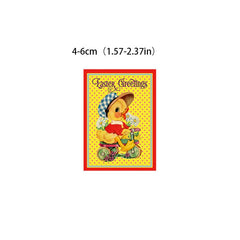 43pcs Cartoon Character Stickers Set for Kids DIY Projects & School Supplies