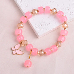 Butterfly Pendant Bracelet Holiday Gift For Girls