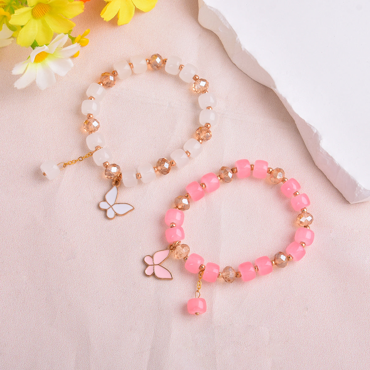 Butterfly Pendant Bracelet Holiday Gift For Girls