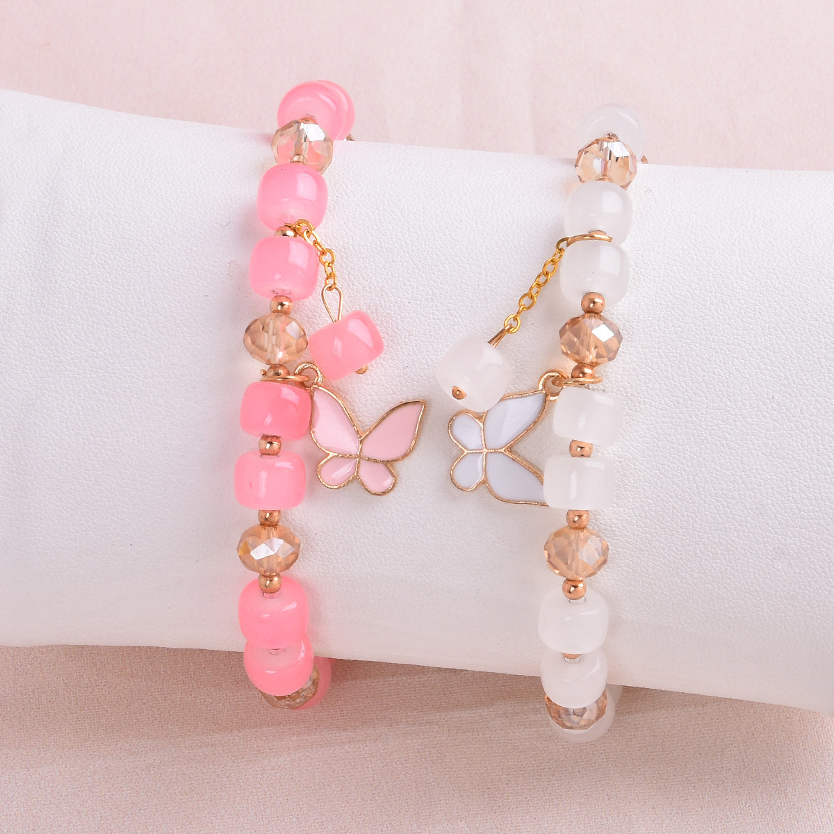 Butterfly Pendant Bracelet Holiday Gift For Girls