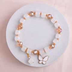Butterfly Pendant Bracelet Holiday Gift For Girls