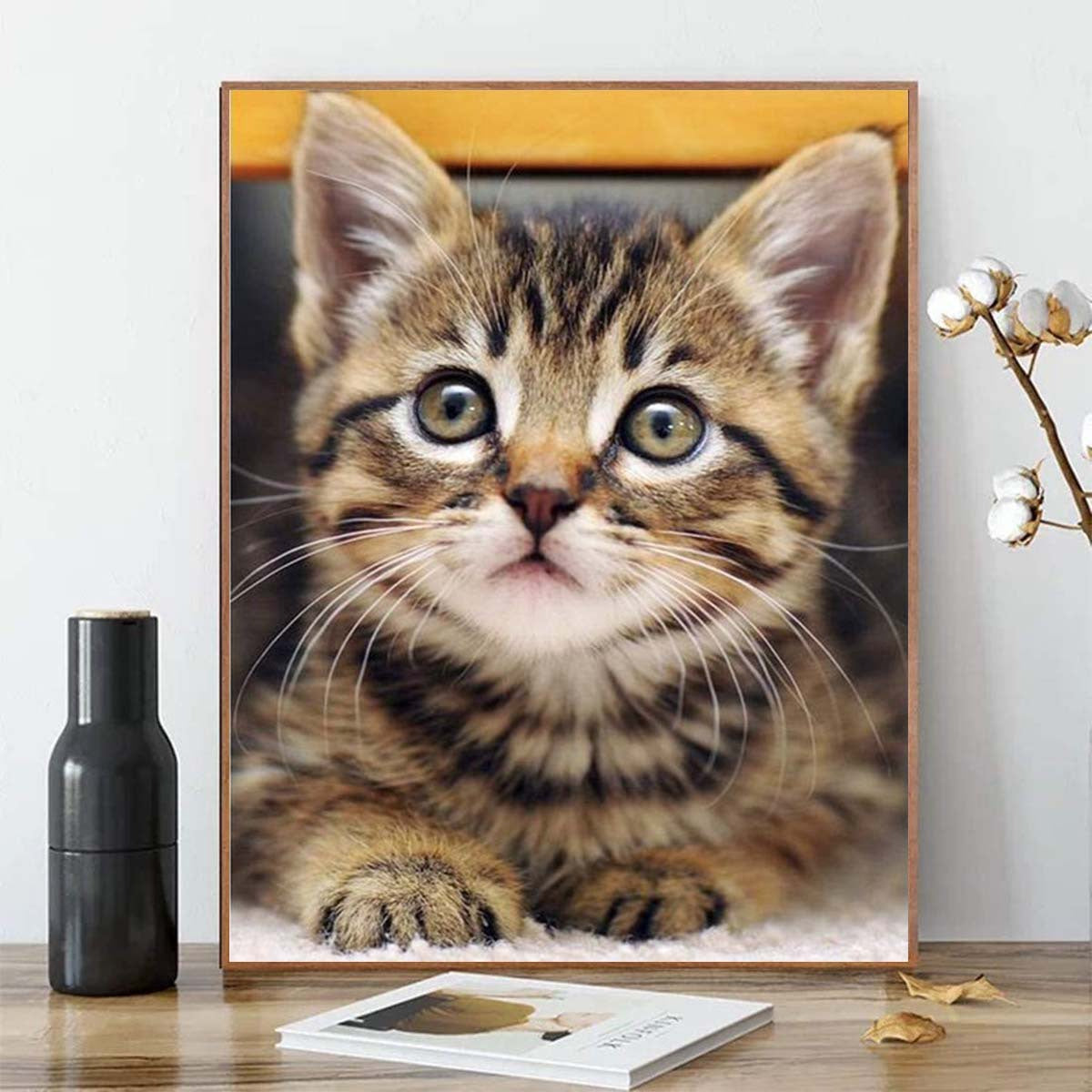 Cat Animal Diamond Painting Kit 20x30cm Frameless