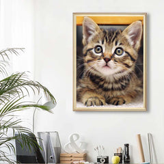 Cat Animal Diamond Painting Kit 20x30cm Frameless