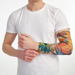 Tattoo Print Arm Sleeves For Outdoor Sun Protection