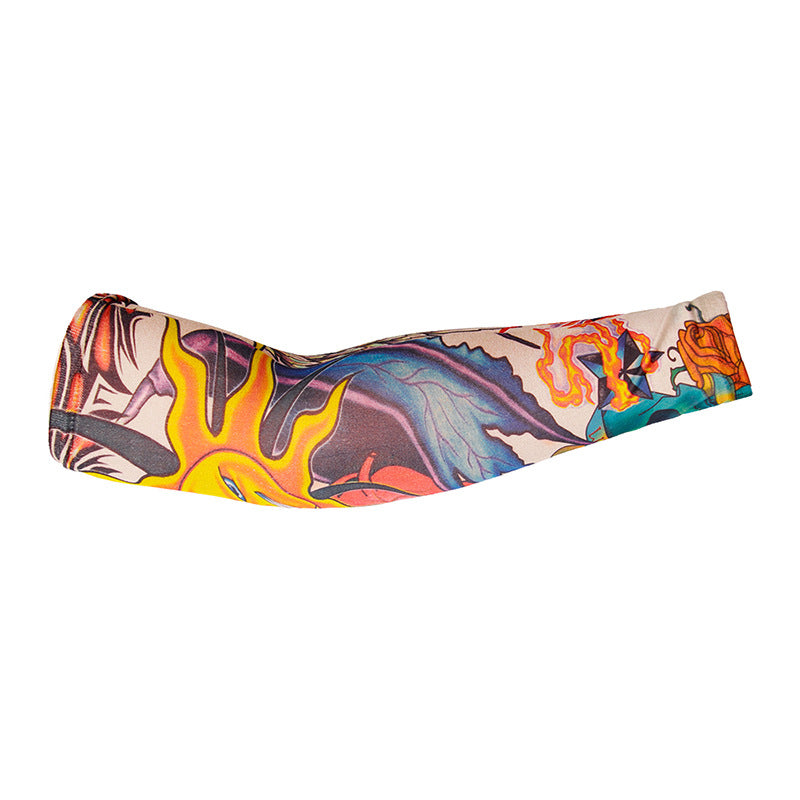Tattoo Print Arm Sleeves For Outdoor Sun Protection