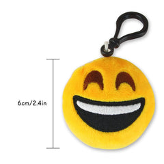 Mini Emoticon Keychain Plush Party Favors Birthday Party Supplies