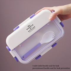 Portable Plastic Lunch Box Large Capacity for Outdoor Camping