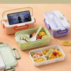 Portable Plastic Lunch Box Large Capacity for Outdoor Camping