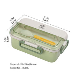Portable Plastic Lunch Box Large Capacity for Outdoor Camping