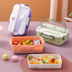 Portable Plastic Lunch Box Large Capacity for Outdoor Camping