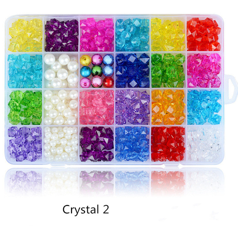 Colorful Acrylic Beads Set for DIY Bracelet Necklace Making