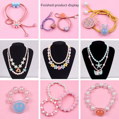 Colorful Acrylic Beads Set for DIY Bracelet Necklace Making