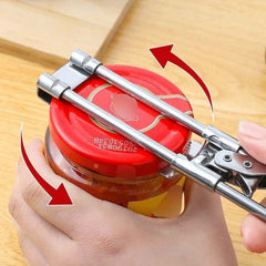 Adjustable Jar Opener with Anti Skid Grip - Easy Bottle and Jar Opening Tool