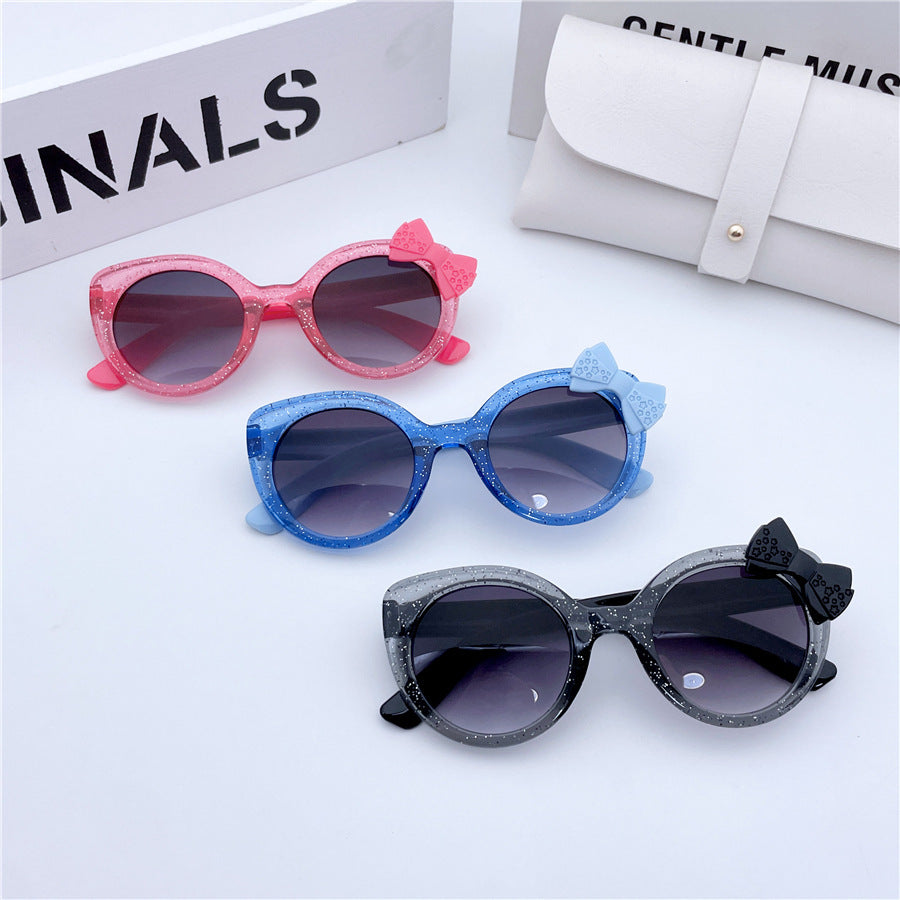 Kids Bowknot Frame Sunglasses for Sun Protection