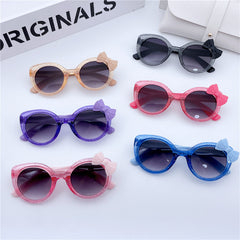 Kids Bowknot Frame Sunglasses for Sun Protection