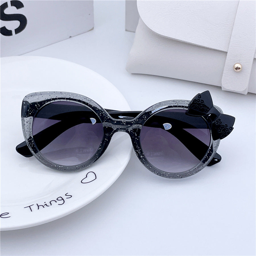 Kids Bowknot Frame Sunglasses for Sun Protection