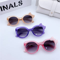 Kids Bowknot Frame Sunglasses for Sun Protection