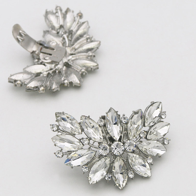 1Pc Rhinestone Square Shoe Clip Wedding Heel Accessories