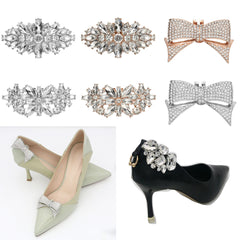 1Pc Rhinestone Square Shoe Clip Wedding Heel Accessories