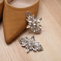 1Pc Rhinestone Square Shoe Clip Wedding Heel Accessories