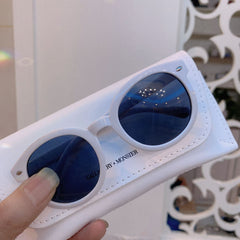 Round Frame Sunglasses for Boys Girls Teens Sun Protection