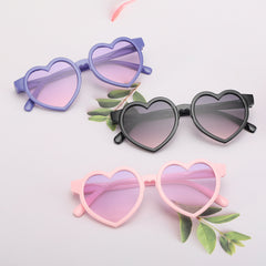 Heart Shaped Polarized Sunglasses for Girls