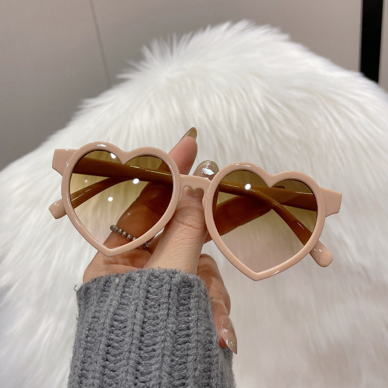 Heart Shaped Polarized Sunglasses for Girls