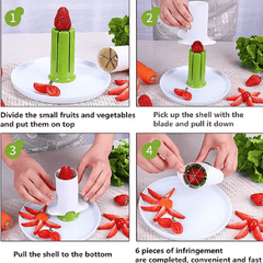 Effortless Fruit & Veggie Slicer Tool