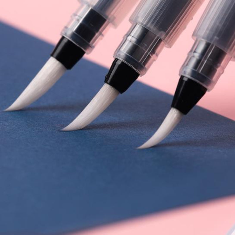 3pcs Pilot Ink Pen Water Brush Pen Calligraphy Tool Set