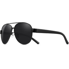 Men's Aviator Polarized Sunglasses Vintage Metal Pilot Sun Glasses
